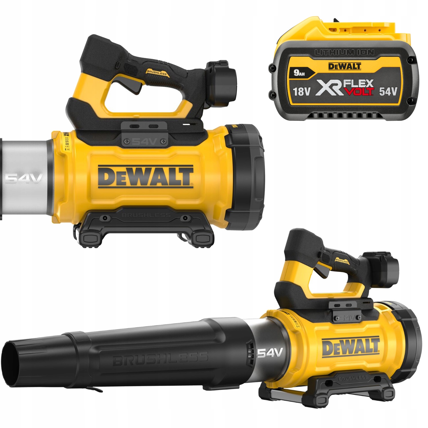 DeWalt DCMBL777X1 Akumulátorový fúkač 54V XR 258 km/h + 9 Ah batéria